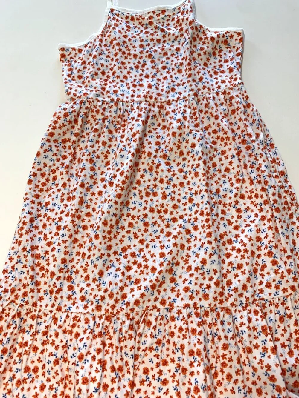 2 Girl Dresses Red White & Blue Oshkosh (12) Old Navy (14-16) Sleeveless